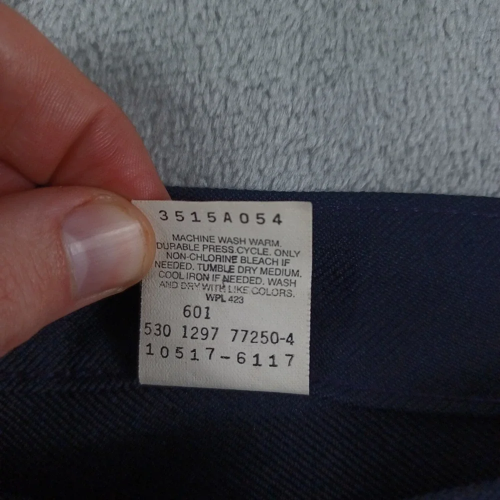 Vintage Levis Pants Mens 38x30 Blue‎ Straight Black Gold Tag Casual Preppy
